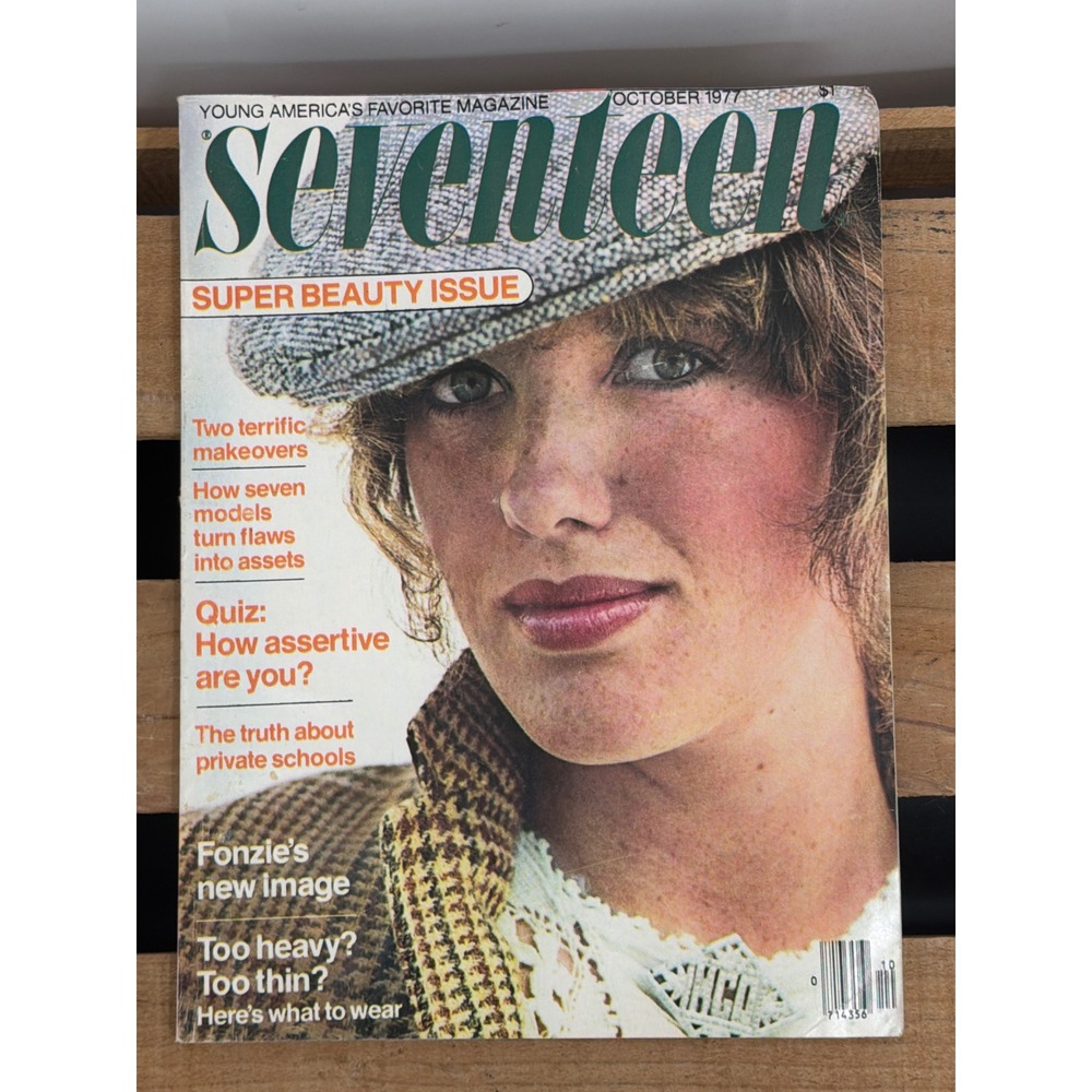 Vintage Seventeen Magazine October 1977 Super Beauty Issue‎ 70s Fashion Fonzie